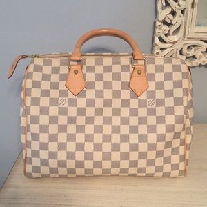 Louis Vuitton Speedy 30 Damier Azul
